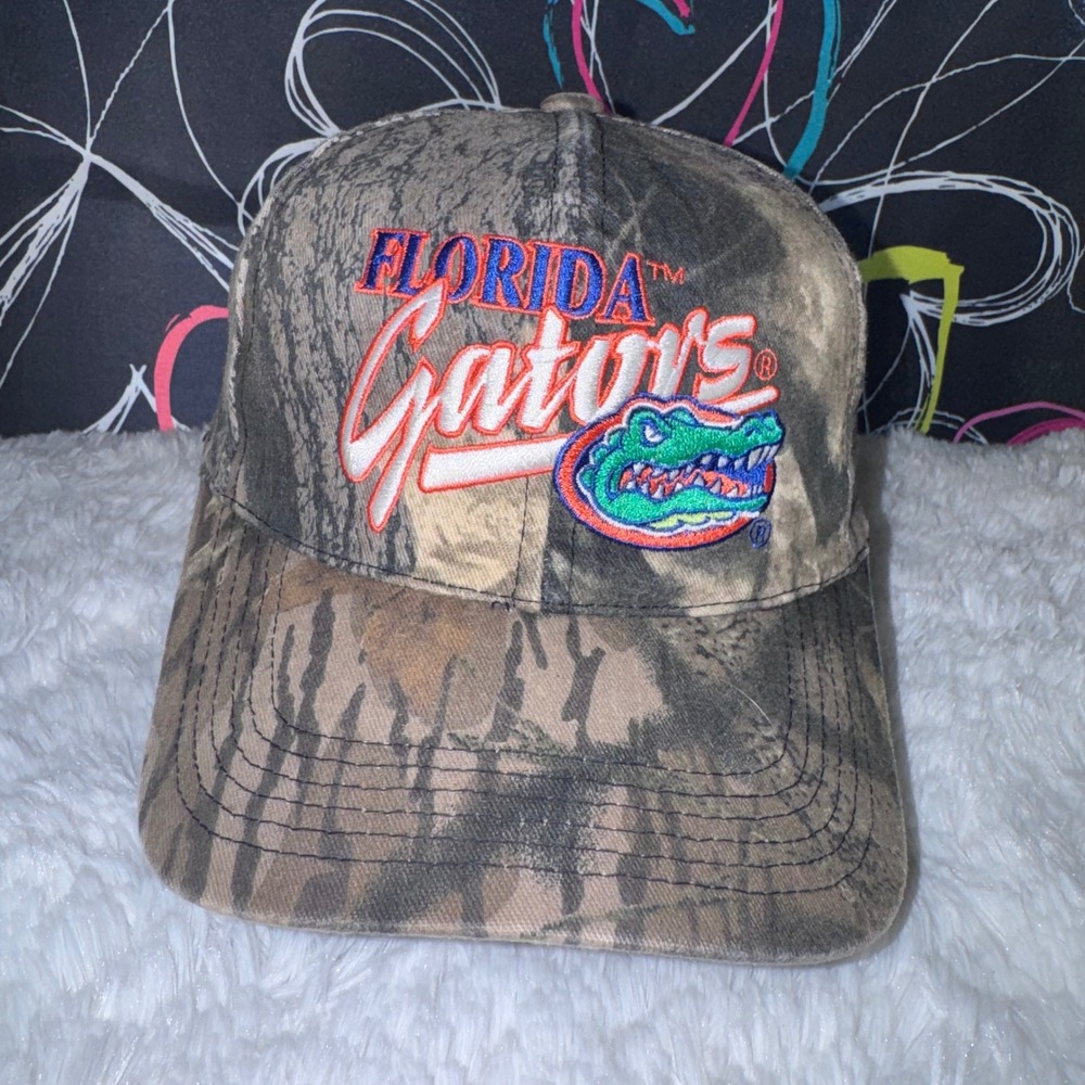 Vintage Camo Florida Gators RealTree NCAA‎ SnapBack of sports